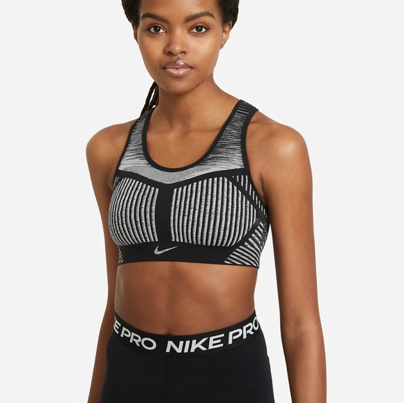 Nike FE/NOM FlyknitWomen's High-Support Non-Padded Sports Bra - Picture 1 of 4